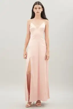 Hansen & Gretel Zen Silk Dress Blush Size 8 for rent on The Volte - image 4