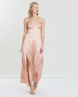 Hansen & Gretel Zen Silk Dress Blush Size 8 for rent on The Volte - image 1