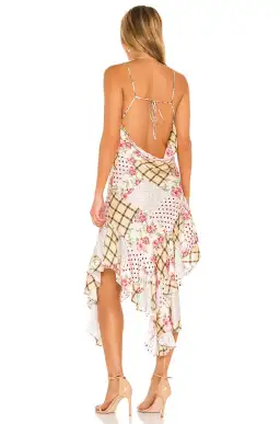 For Love & Lemons Marissa Slip Dress Print Size 8 for rent on The Volte - image 3