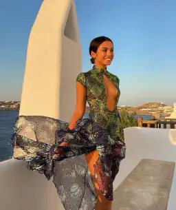 Kim Shui Lace Butterfly Dress Print Size 6  for rent on The Volte - image 3