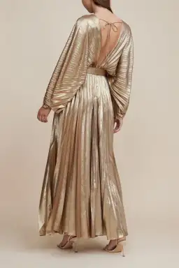 Acler Gold Westover Dress Golden Size 6 for rent on The Volte - image 3