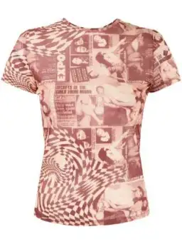 Miaou Mini Tee in Wanted Red Size Small/Au 8  for rent on The Volte - image 4