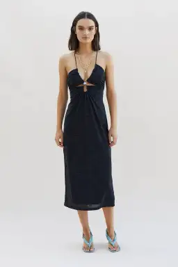Suboo Asha Splice Slip Dress Black Size XS/Au 6 for rent on The Volte - image 1