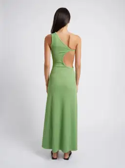 Christopher Esber Outline One Shoulder Fran Dress Green Size 8 for rent on The Volte - image 2