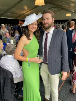 Christopher Esber Outline One Shoulder Fran Dress Green Size 8 for rent on The Volte - image 3