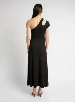 Christopher Esber Quartz Split Ruched Tank Dress Black Size 8 for rent on The Volte - image 5