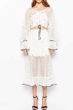 Alice McCall Le Lady Skirt White Size 6 