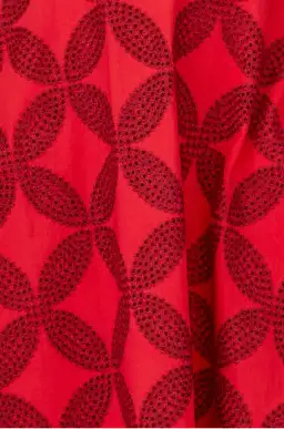 Acler Hamilton Midi Dress Red Size 10  for rent on The Volte - image 4