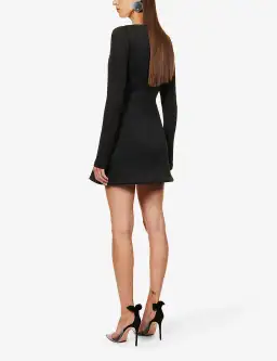Rachel Gilbert Stella Mini Dress Black Size 1 / AU 8  for rent on The Volte - image 2