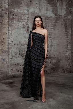 LEXI BOWERY DRESS – BLACK SZ 8 for rent on The Volte - image 2