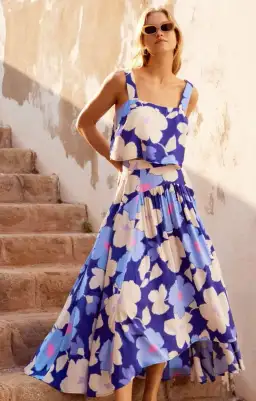 Mister Zimi Betsy Set Blue Camellia Size 10 