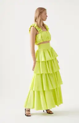 Aje Medina Set Light Lemon Size 6 for rent on The Volte - image 2