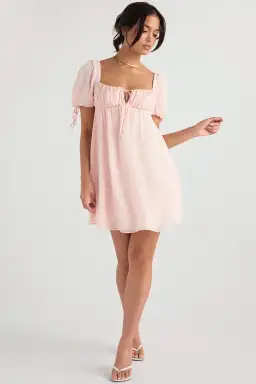 House of CB Princess Mini Dress In Pink Quartz Size 8  for rent on The Volte - image 1