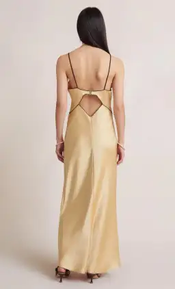 Bec & Bridge Hazel Maxi Dress Wheat / Yellow Size 6 for rent on The Volte - image 4