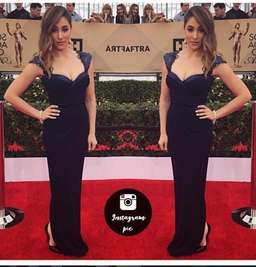 Elle Zeitoune Navy Blue Dolton Dress size 12 for rent on The Volte - image 2