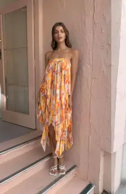 Acler Hooper Dress Print Size 8 for rent on The Volte - image 1