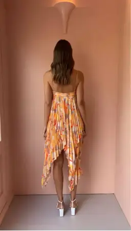 Acler Hooper Dress Print Size 8 for rent on The Volte - image 2