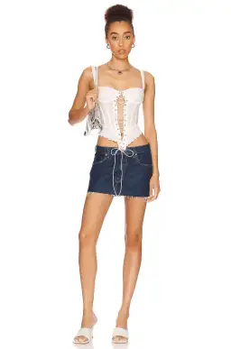 Miaou Deville Corset in White Size 8 for rent on The Volte - image 3