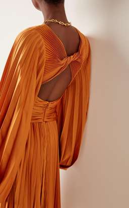 Acler Palms Dress - Tumeric sz 10 for rent on The Volte - image 4