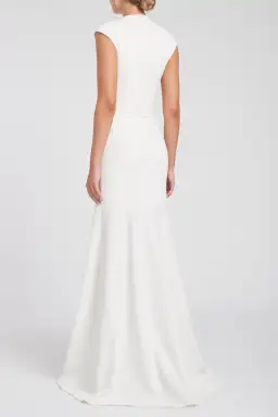 Rebecca Vallance Milan Gown White Size 12 for rent on The Volte - image 4