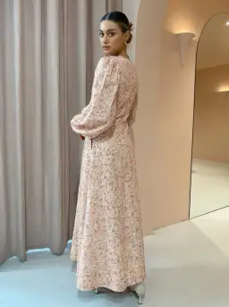 By Nicola Cher Maxi Dress In Floral Camo Size 6 for rent on The Volte - image 3