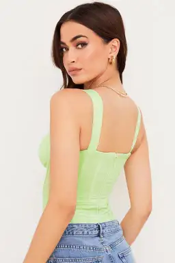 House of CB Liberty Corset in Lime Green Size S / Au 8 for rent on The Volte - image 3