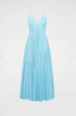 Scanlan Theodore Parachute Strappy Dress French Blue Size 6 / XS for rent on The Volte - image 5
