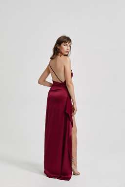 Lexi Samira Dress Burgundy size 6