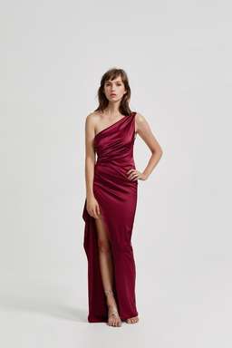 Lexi Samira Dress Burgundy size 6