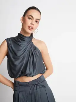 Sheike Gracie Top and Pants Set Grey Size 6 for rent on The Volte - image 2