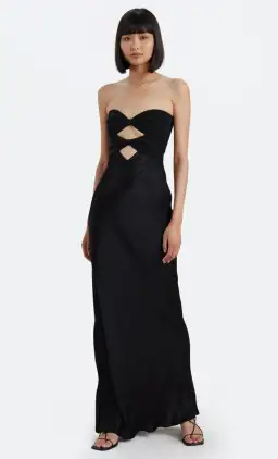 Bec & Bridge Halle Strapless Dress Black Size 6  for rent on The Volte - image 7