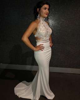 Blu Gown (white) Abyss By Abby