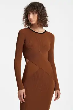 Sir the Label Josephine Maxi Dress Hazel Size 8  for rent on The Volte - image 2