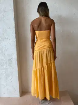 Issy Isles Dress in Orange Sorbet Size 6 for rent on The Volte - image 3