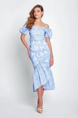 Alice McCall Izabella Midi Dress in Blue Size 6 for rent on The Volte - image 1