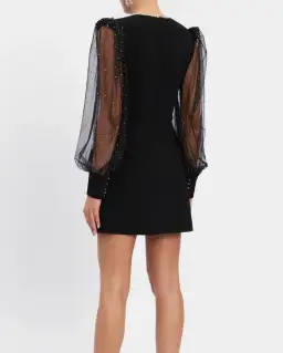 Rebecca Vallance Alyssa Mini Dress Black Size 8 for rent on The Volte - image 3