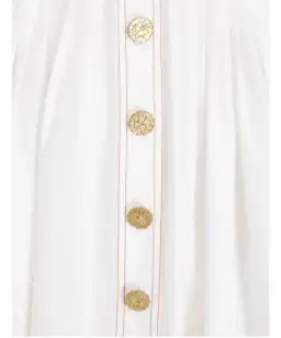 Zimmermann The Kaleidoscope Midi Shirt Dress in Natural Size 0/AU 8 for rent on The Volte - image 2