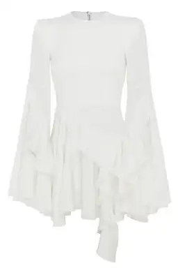 Alex Perry Ridgley Dress White Size 10 for rent on The Volte - image 4