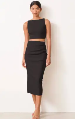Bec and Bridge Raphaela Midi Skirt Black Size 10 for rent on The Volte - image 1