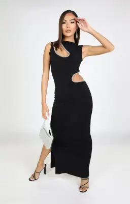 Ivona Skelo Vivia Dress Black Size L/ AU 12 for rent on The Volte - image 1