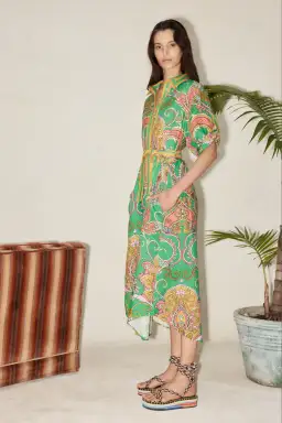 Alemais - Marion Shirt Dress Print - Size 12 for rent on The Volte - image 2