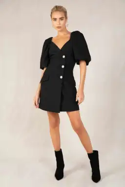 Misha Chanel Dress Black Size 10 for rent on The Volte - image 1