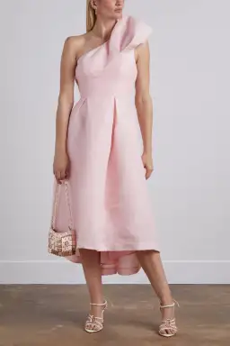 Rachel Gilbert Angus Midi Dress Pink Size AU 6 for rent on The Volte - image 1