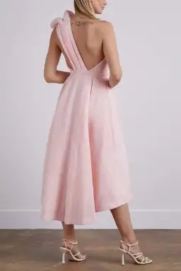 Rachel Gilbert Angus Midi Dress Pink Size AU 6 for rent on The Volte - image 2