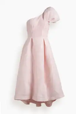 Rachel Gilbert Angus Midi Dress Pink Size AU 6 for rent on The Volte - image 3