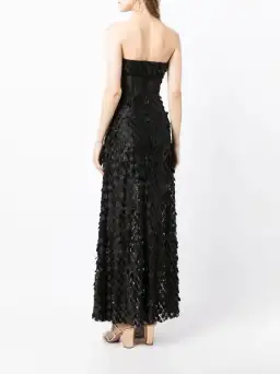 Manning Cartell Supreme Extreme Strapless Gown Black Size 12  for rent on The Volte - image 5
