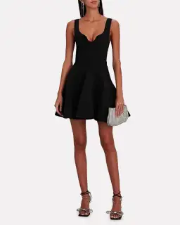 Acler Gower Mini Dress Black Size 8 for rent on The Volte - image 1
