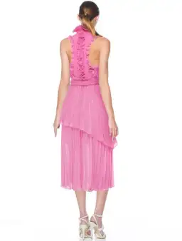 Talulah Jodi Midi Dress Pink Size 6  for rent on The Volte - image 3