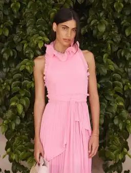 Talulah Jodi Midi Dress Pink Size 6  for rent on The Volte - image 2