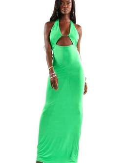 I. AM. GIA Leska Dress Green Size 8